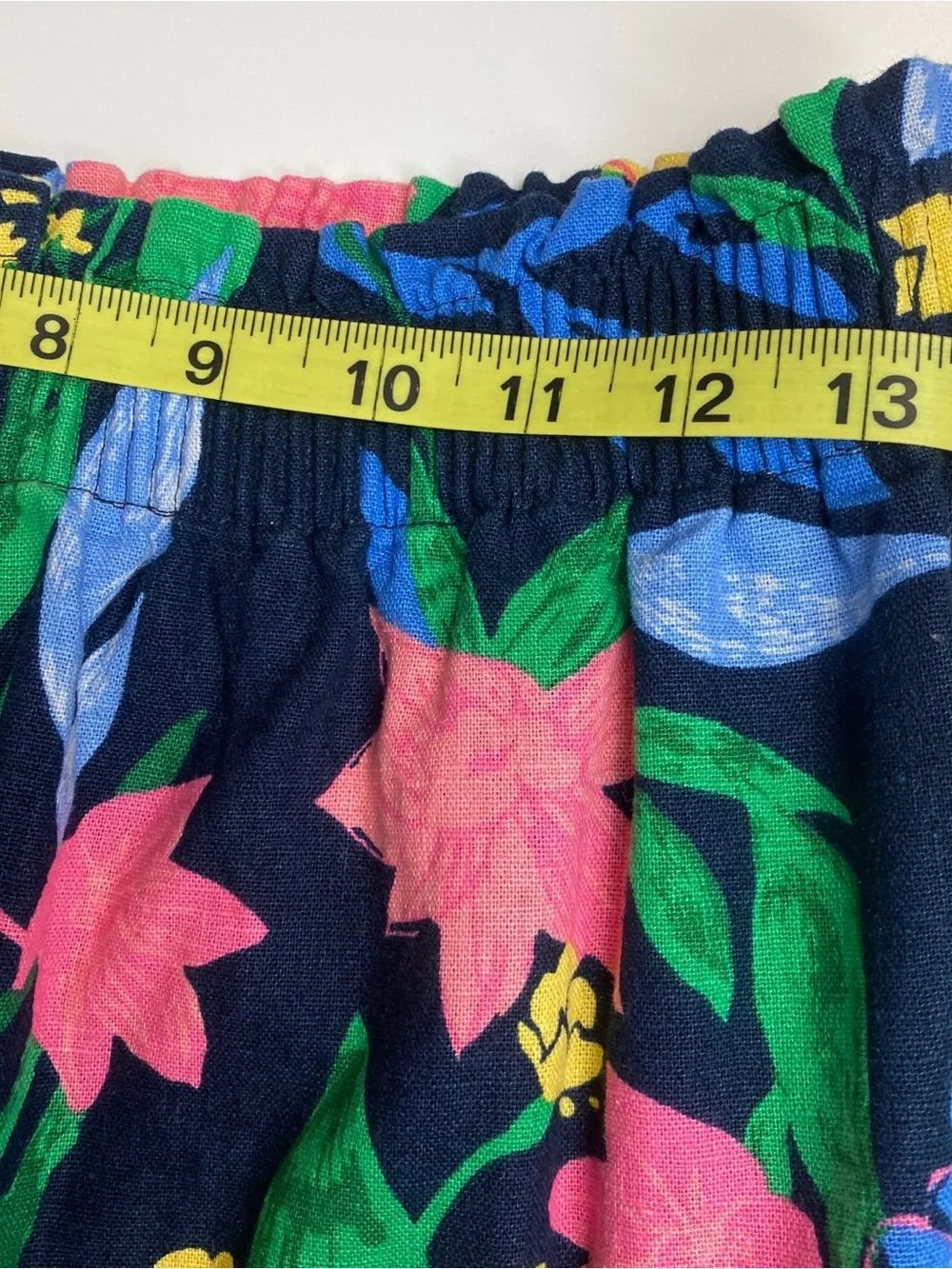 J. Crew Linen-Cotton Blend Floral City Skirt Sz 4